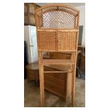 Wicker Bathroom Shelf