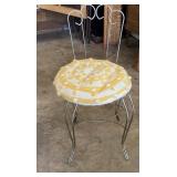 Metal Vanity Chair
