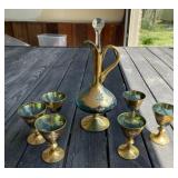 Ewer and 6 Glasses