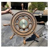 Ship Wheel Clock