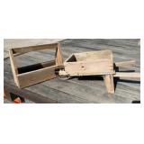 Decorative Tool Carrier and Wheelbarrow