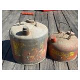 2 - Galvanized Fuel Cans