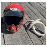 Helmet and Deer Antlers