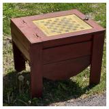 Primitive Checkerboard Wash Cabinet
