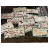 Tuscola Christmas License Plates