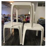 3 - Poly Patio Tables