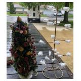 Decorative Christmas, Lighted Fruit Tree