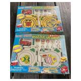 2 - 16 pc Puzzle Vehicle Sets