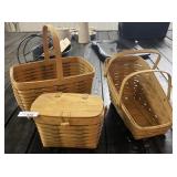 3 - Longaberger Baskets