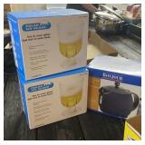 Polar Ice Glasses and Tea Pot