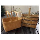 2 - Large Longaberger Baskets