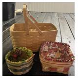 3 - Longaberger Baskets