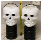 Lighted Halloween Treat  Baskets