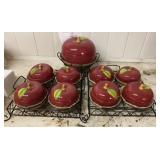 Large Apple Temptations Dish Set
