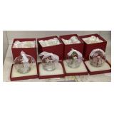 Lighted Spun Glass Ornaments & Lights