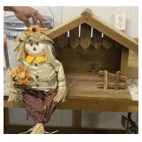 Scarecrow and Christmas Stables