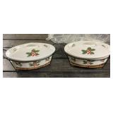 2 - Temptations Oval Casseroles