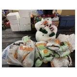 Snowman & Spiderweb Material