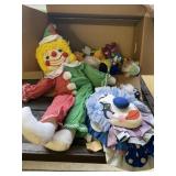 Clown Plush and Decorations