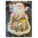 Scrub a Dub Santa