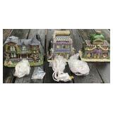 Lighted Halloween Villages