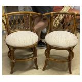 2 - Bamboo Chairs