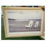 Framed Beach Scene
