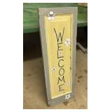 Raised Panel Welcome Sign