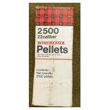 2500ct Winchester .22 Caliber Pellets
