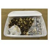 25 lbs .45 Auto Brass in Lidded Tote