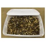 29lbs .380 Brass in Plastic Lidded Tote