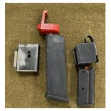 3 Gun Magazines & 2 Mag Loaders