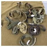 8 Military Slings,Web Belt,Tanker Chest Mount
