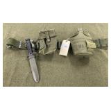 Imperial M7 Bayonet,Belt,Canteen,Mag Pouch