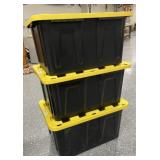 3-27 gal Totes With Lids