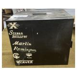 Metal Cabinet with Bullets & Reloading Supplies