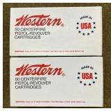 100 rnds Western .38 Super Auto +P Ammo