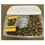 38 lbs 9mm Brass in Lidded Tote