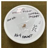 264cnt  9mm JHP Bullets