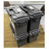 4 Plastic Ammo Cans
