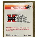 250 rnds Winchester .22LR Ammo