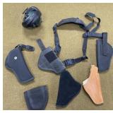 6 CC Holsters,1 Shooting Muffs