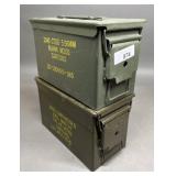 2 - Steel Ammo Cans