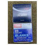 200 rnds CCI .22 Short Blanks