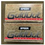 100 rnds Speer 9mm Gold Dot  Ammo