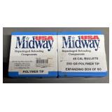 100ct Midway .45 Cal 250 gr Poly Tip Bullets
