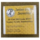 20 rnds Jamison .45 Colt Ammo