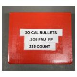 235ct .308 Cal FMJ Bullets