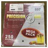 100 rnds .45 Colt Ammo
