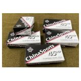 250 rnds China Sports .45 Auto Ammo